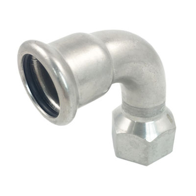 90 gomito infilato femminile di grado 304 316L BSPT