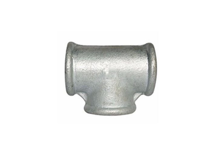 ferro nero degli accessori per tubi della ghisa malleabile di pollice 3x3/4 che riduce il giro del T/tipo quadrato