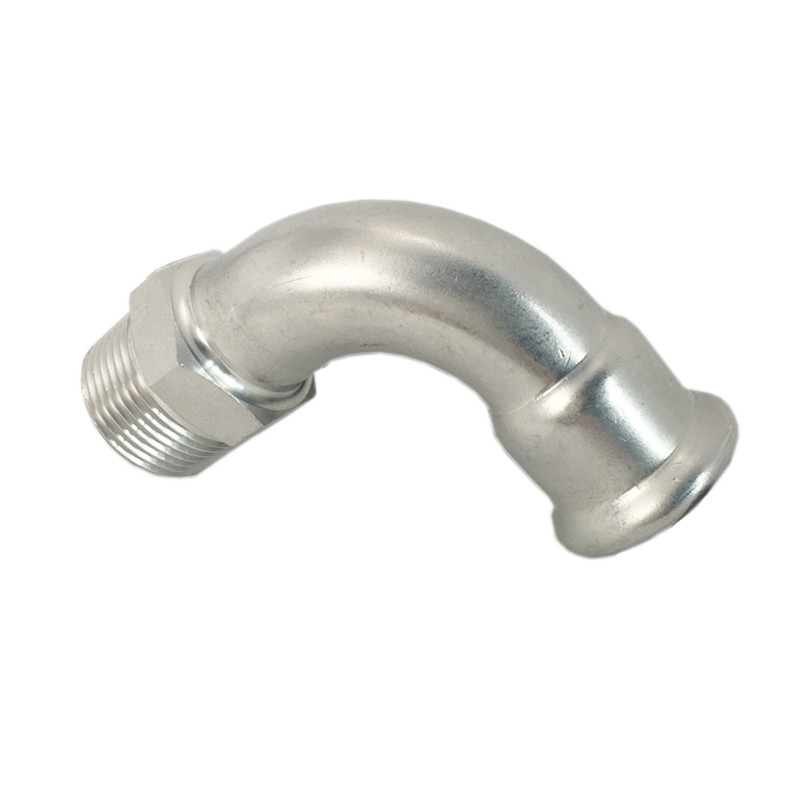 Accessori per tubi di acciaio inossidabile del gomito di spinta 316L Asme B16 9