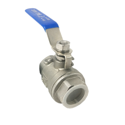 Filo del livello PN16 NPT BSP della maniglia della valvola a sfera dei pc di acciaio inossidabile 2